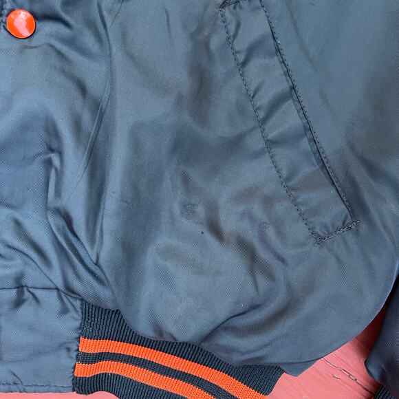 Vintage 80s Gretchen Libertyville Wildcats Basketball Bomber Jacket Varsity 90s - Picture 14 of 15